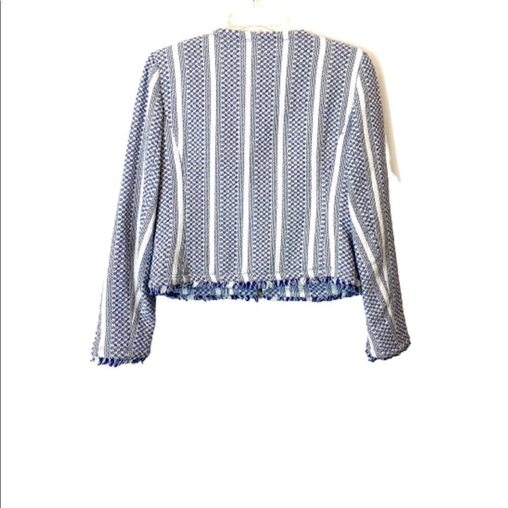💼Like New Adrienne Vittadini Tweed Blazer, Long Sleeve, Full Zip - Picture 8 of 10